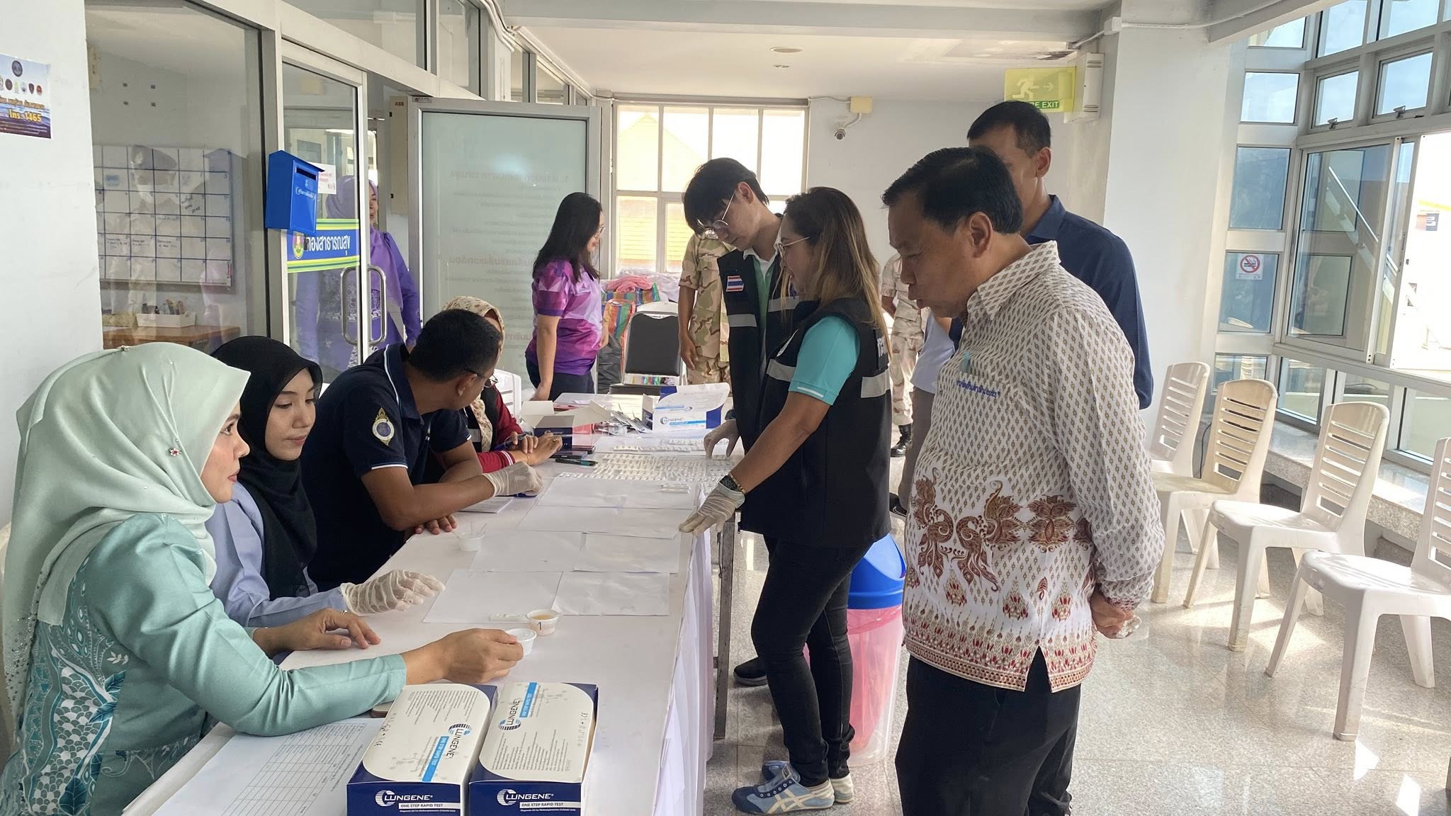 อบจ.สตูล ดำเนินการตรวจหาสารเสพติดในปัสสาวะของบุคลากร ตามโครงการมหาดไทยสีขาว สร้างพื้นที่ปลอดภัย หยุดยั้งยาเสพติด (Safe Zone No Drugs)
